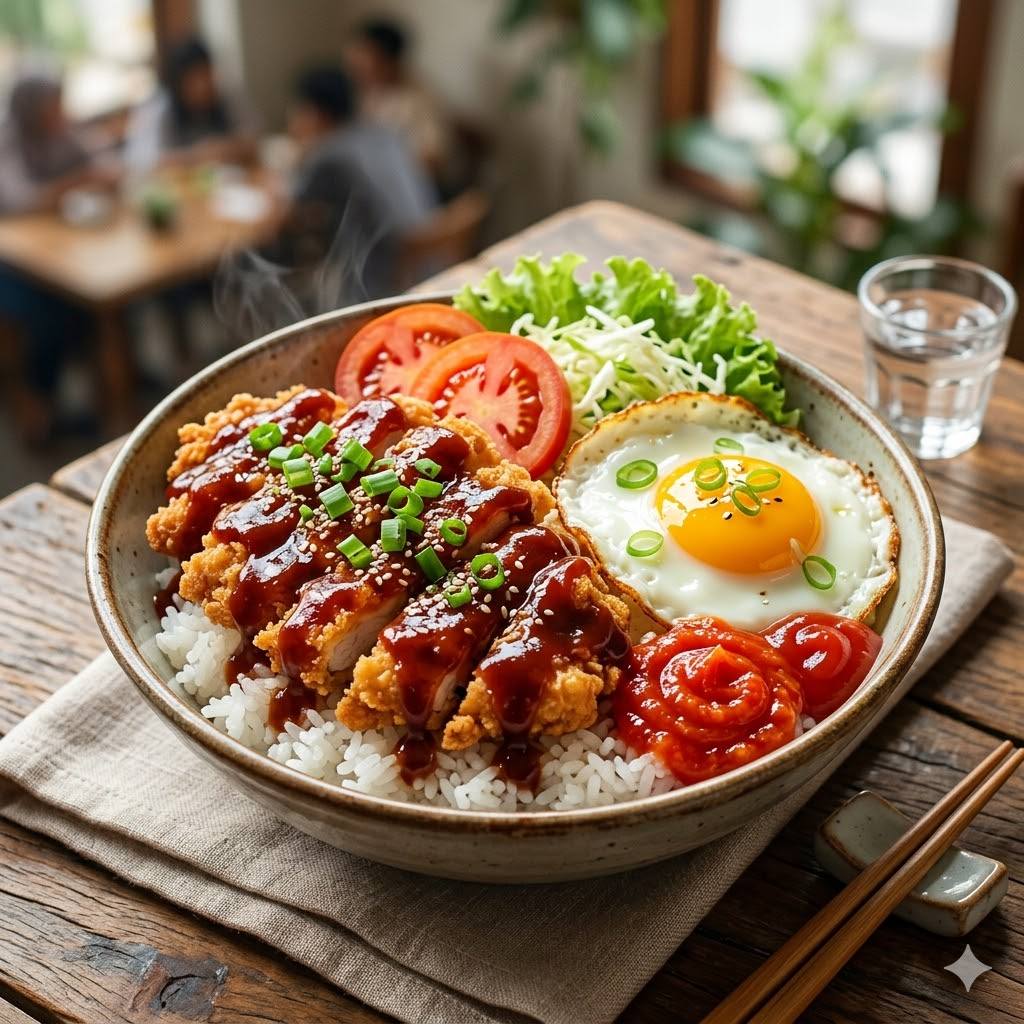 Rice Bowl Ayam Fillet Saos Barbeque Rice Bowl Mantul